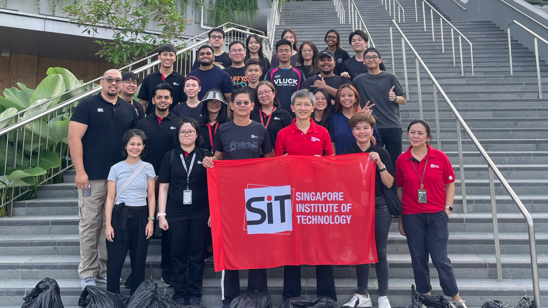 SIT Punggol Community Clean-Up: Keeping Our Campus and Environment Clean