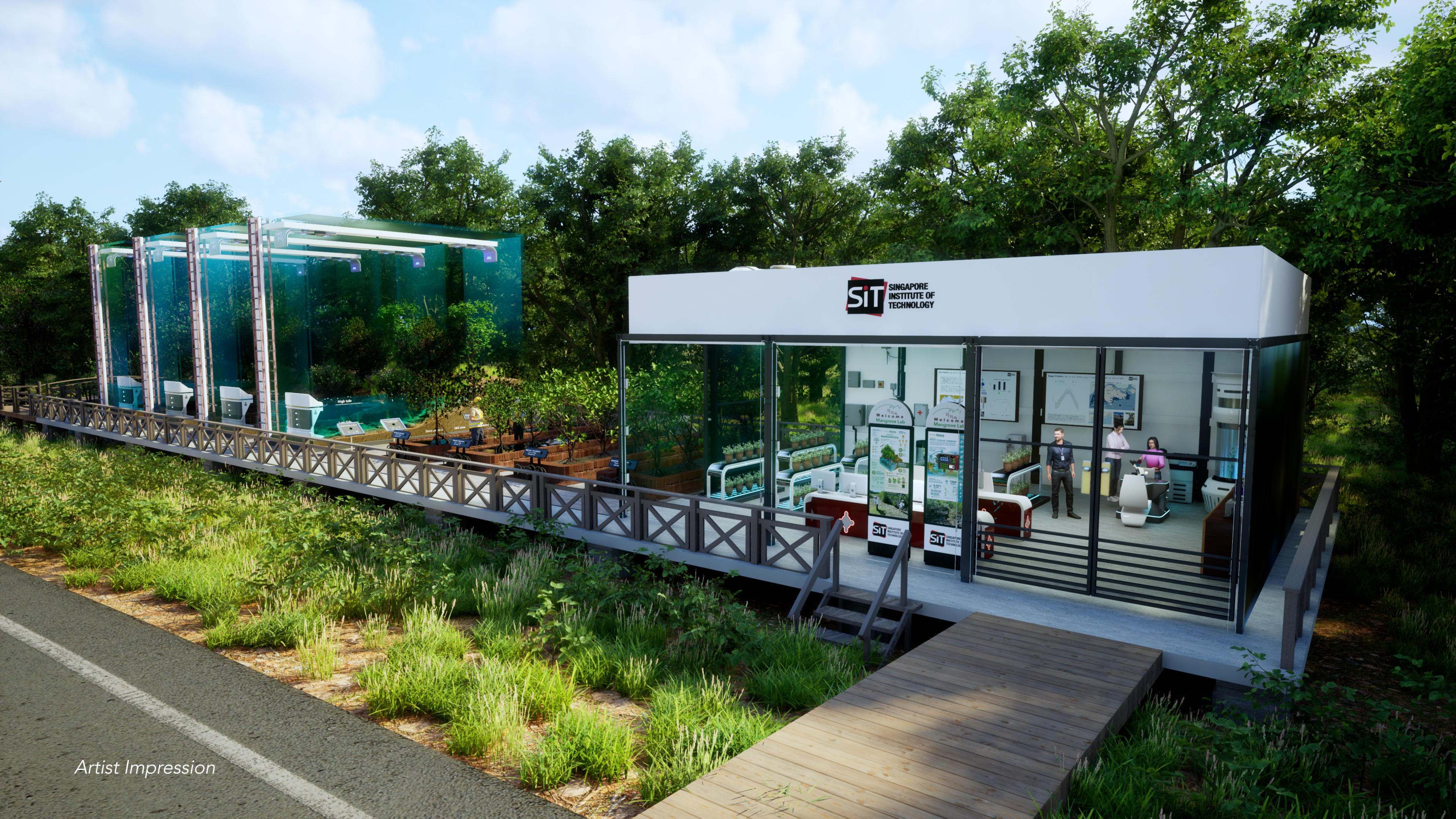 SIT Launches Mangrove Conservatory - Artists Impression