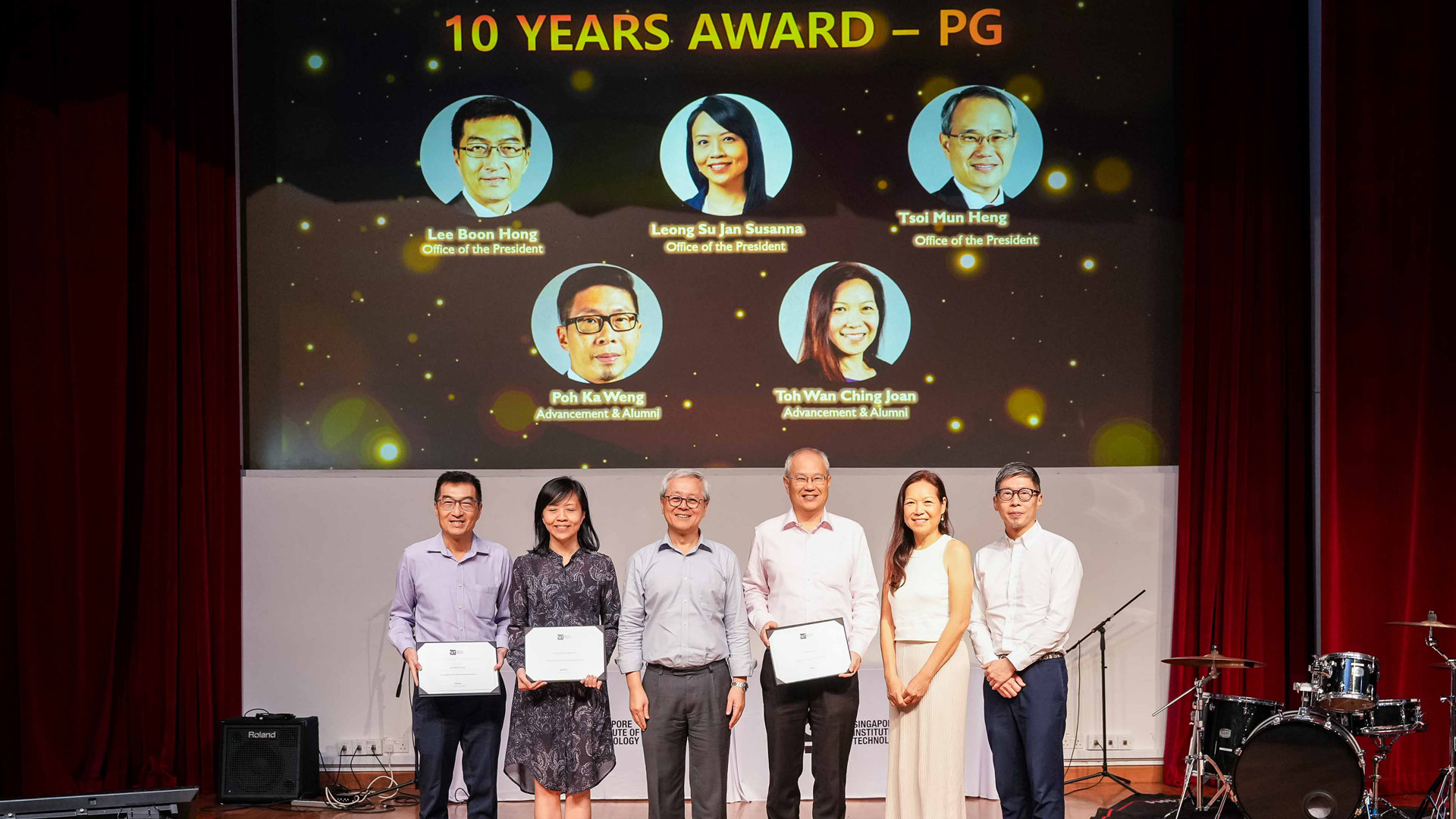 10 years award PG