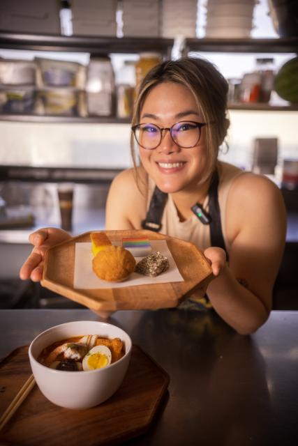 emily with her classic laksa